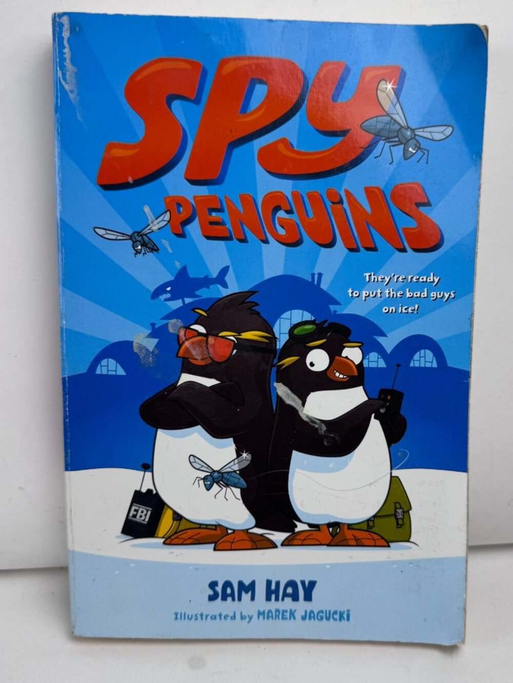 Spy Penguins by Sam Hay Paperback Book Marek Jagucki Chapter Book Ages 7-10